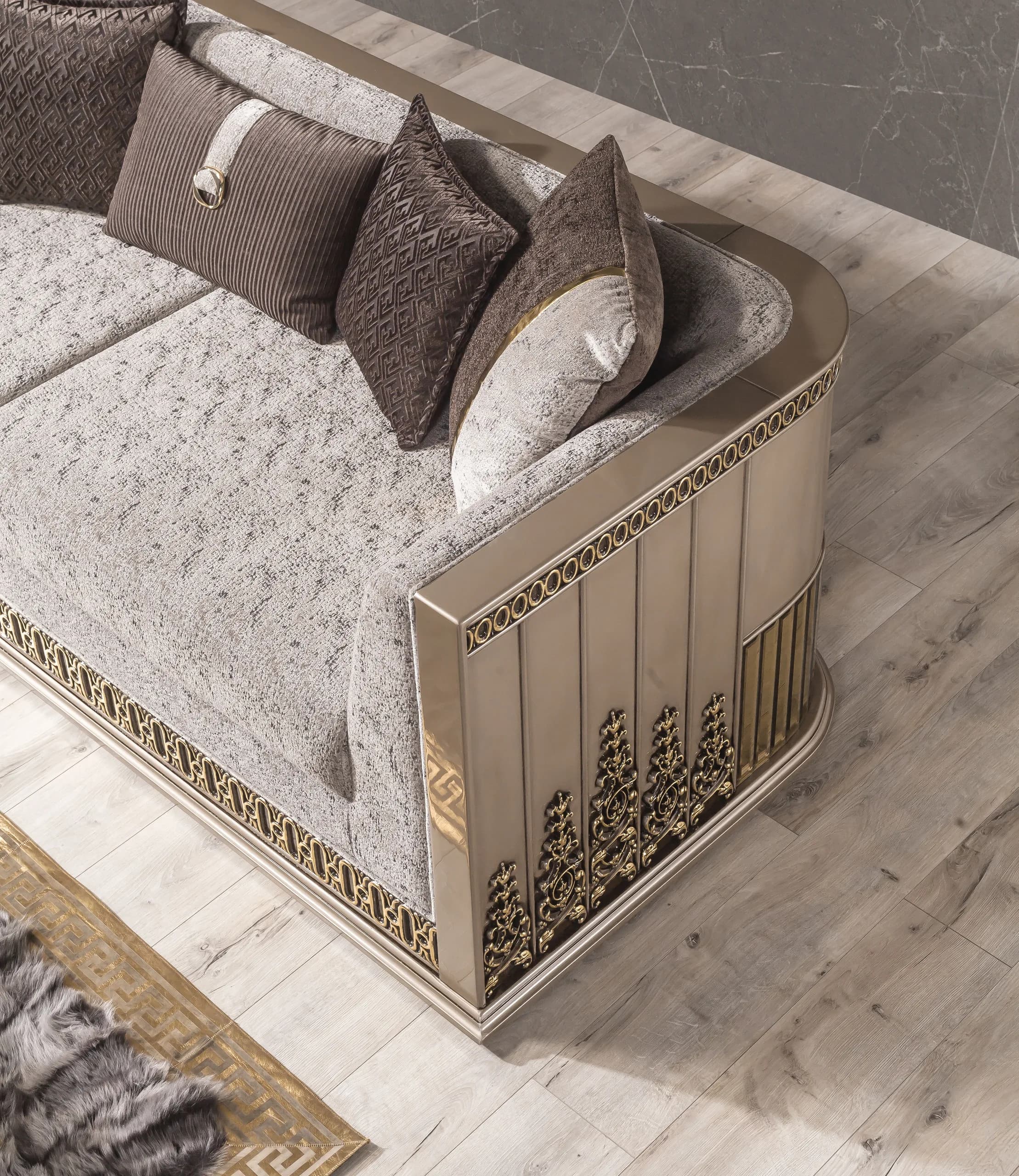 Gucci suite arranged in an interior