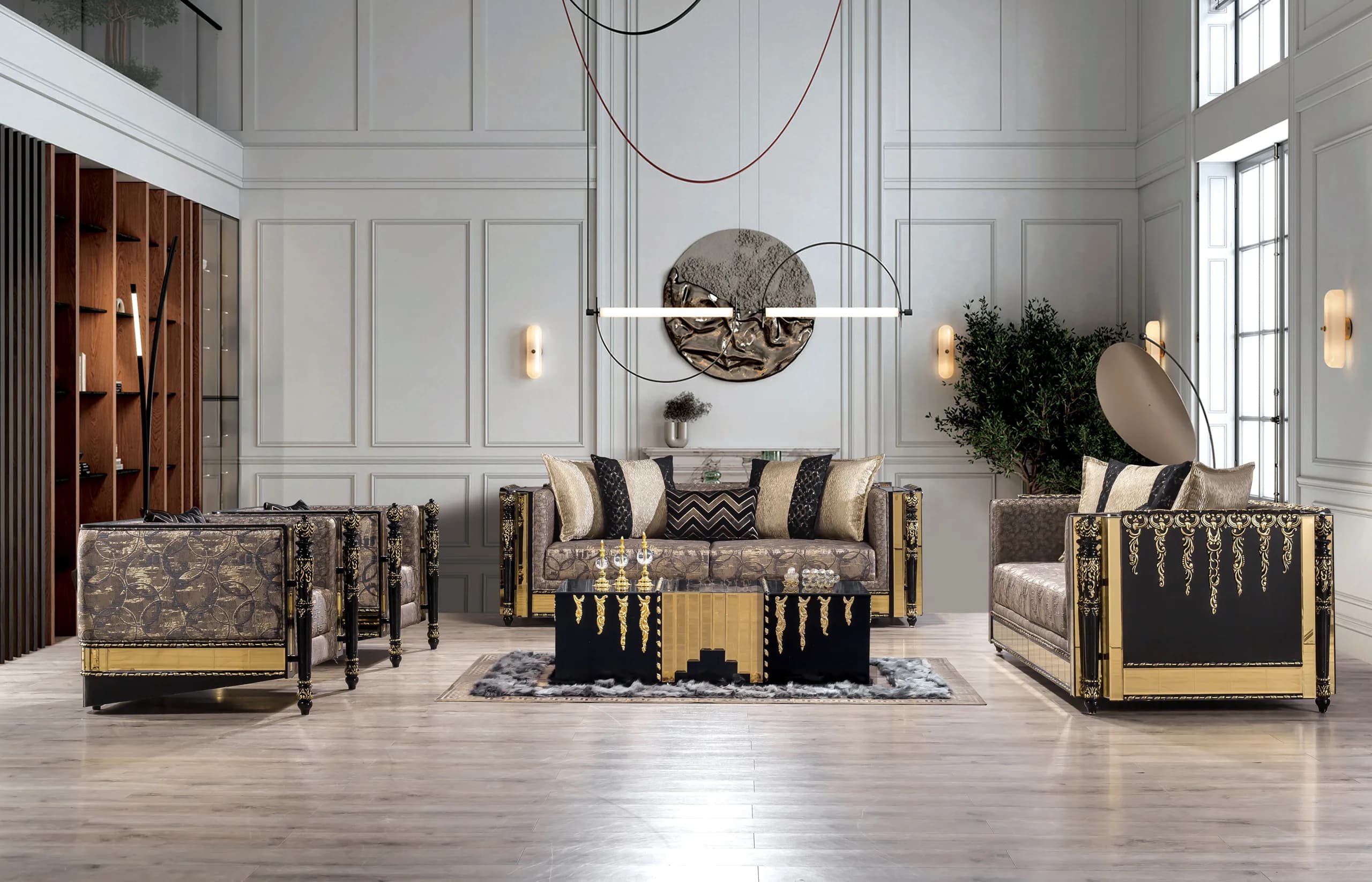 Lagos suite arranged in an interior