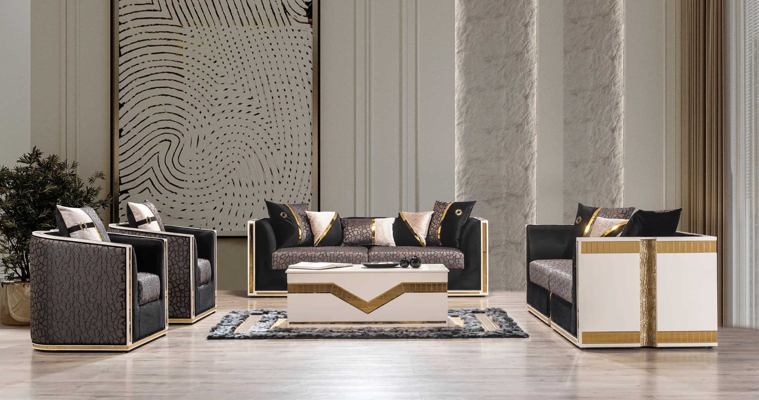 Paris suite arranged in an interior