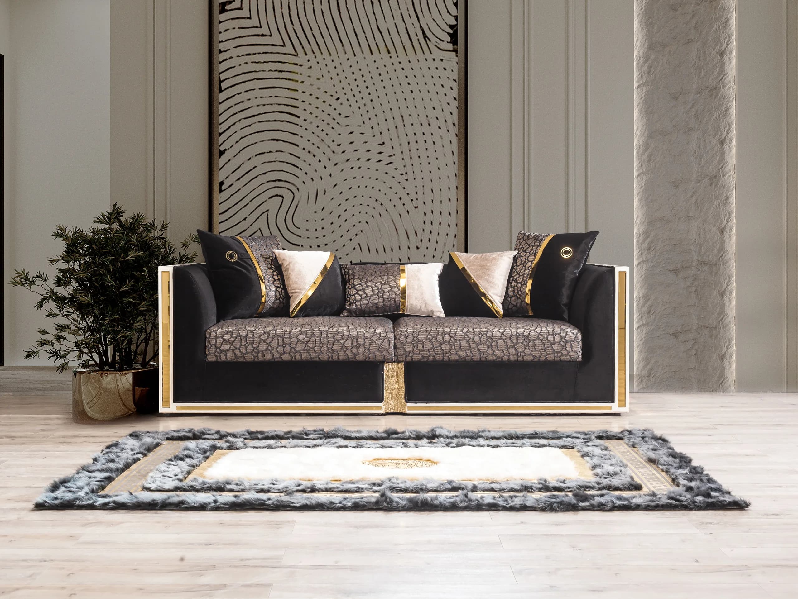 Paris suite arranged in an interior