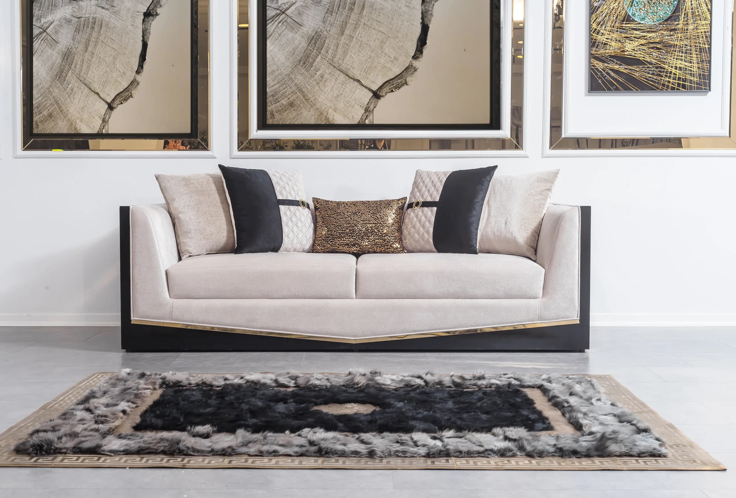 Roma suite arranged in an interior