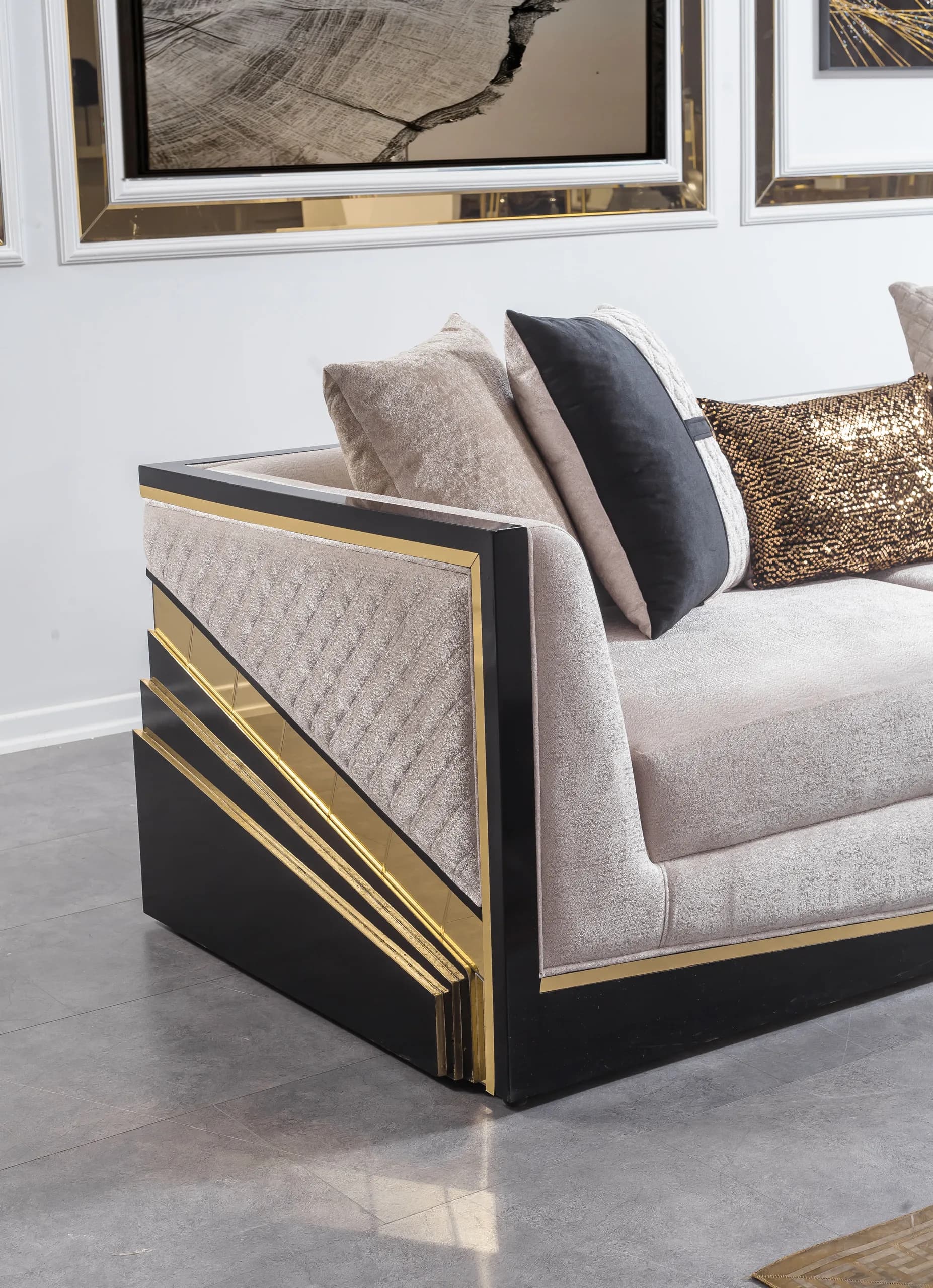 Roma suite arranged in an interior