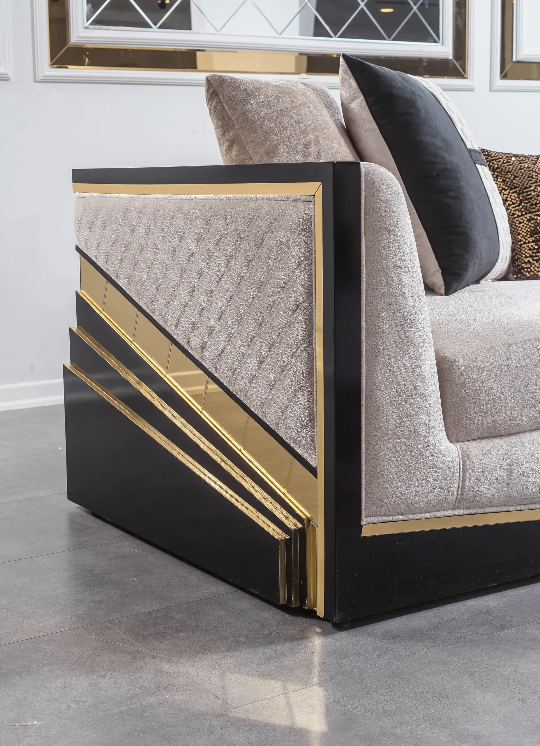 Roma suite arranged in an interior