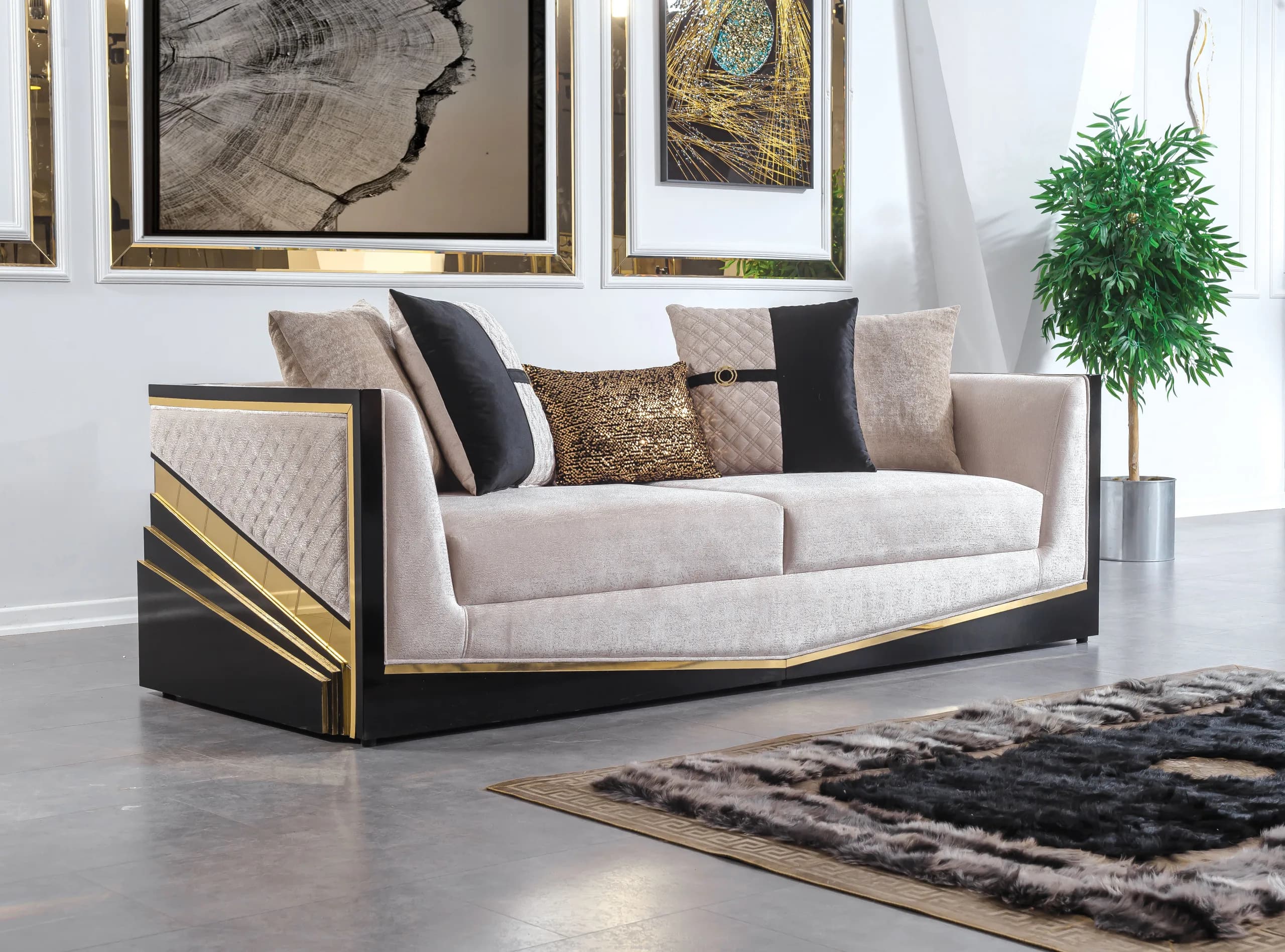 Roma suite arranged in an interior